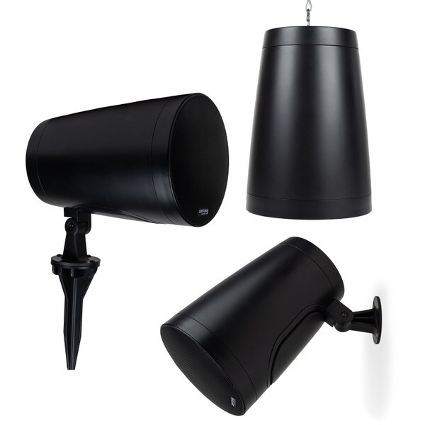 Main product image for Dayton Audio 6-1/2" Pendant/Landscape Speaker 70V/100V/8 Ohm Black WP60XTB310-094